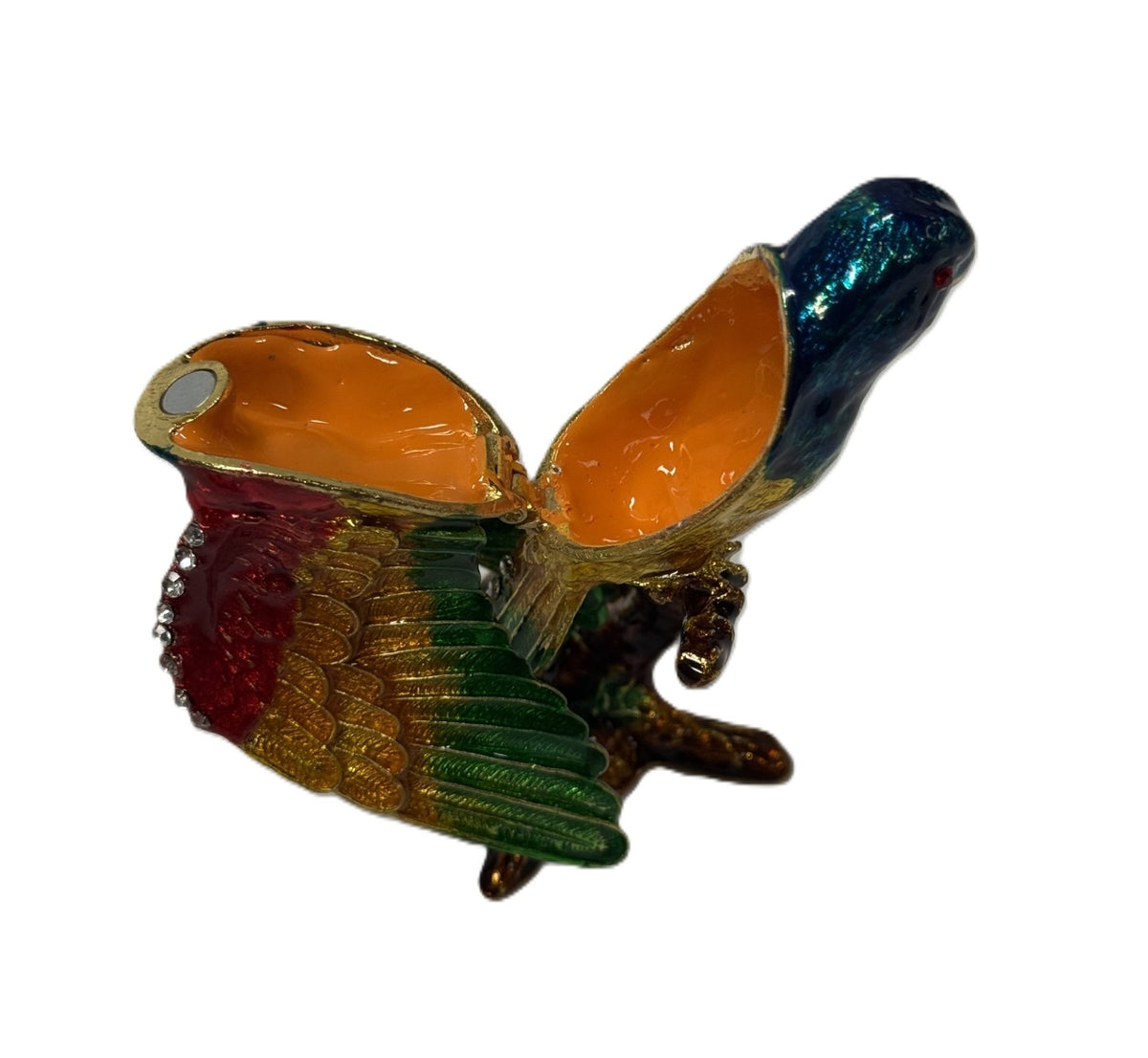Parrot Trinket Box 4"