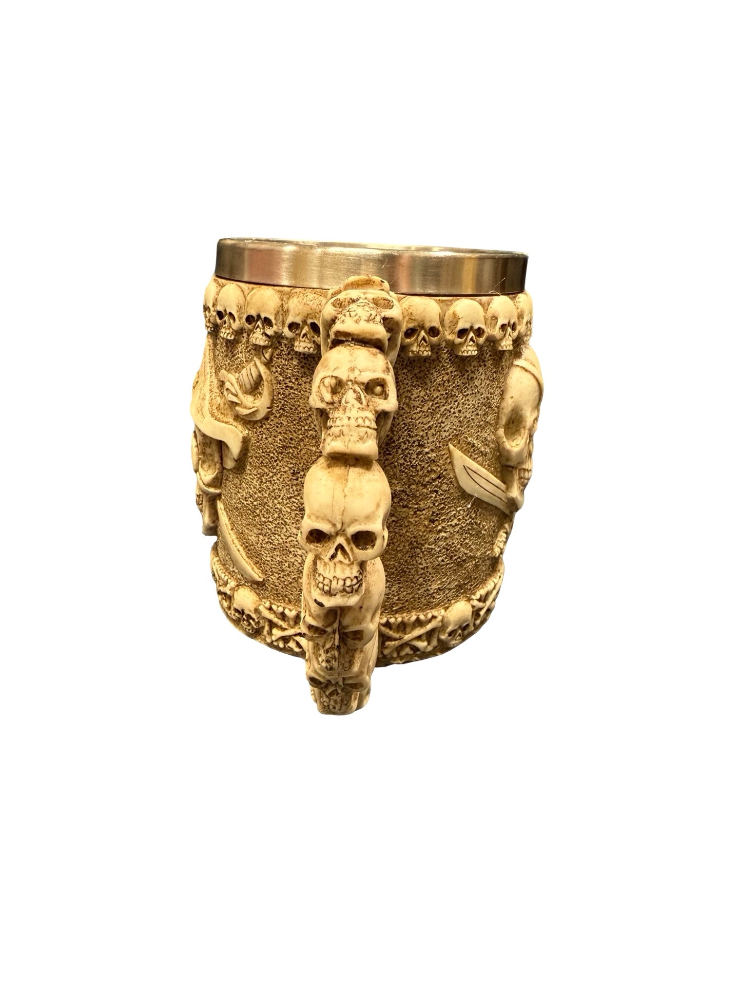 Pirate Mug w/ Skulls & Cutlass