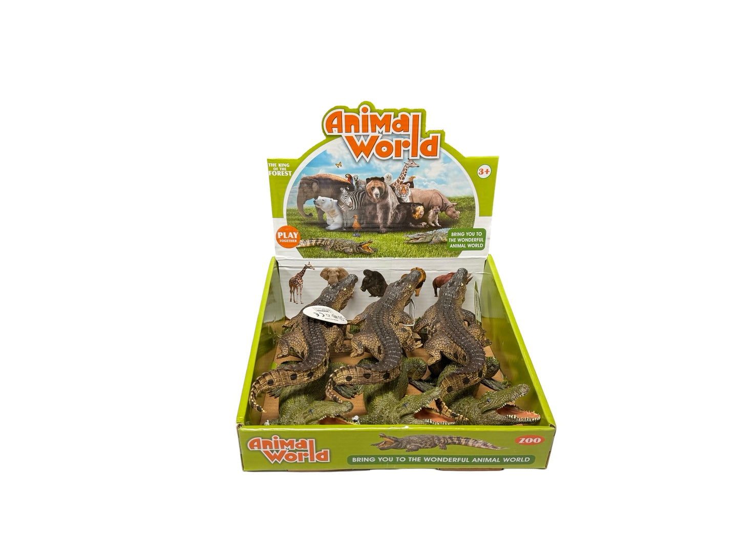 Vinyl Animals- Bulk Box of 6 Crocodiles