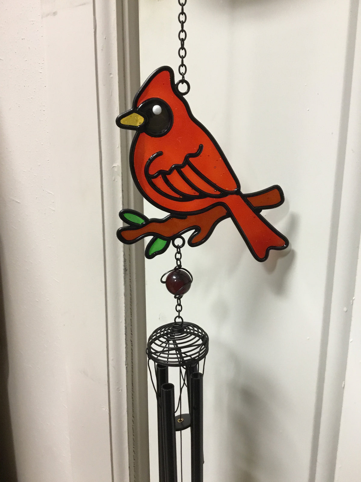 Cardinal wind chime