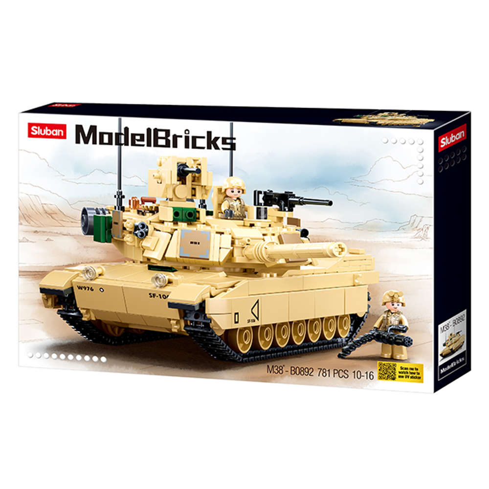 M1A2 Abrams Main Battle Tank Building Brick Kit (781 pcs) – Texas M1A2 Abrams Main Battle Tank Building Brick Kit (781 pcs) – Texas