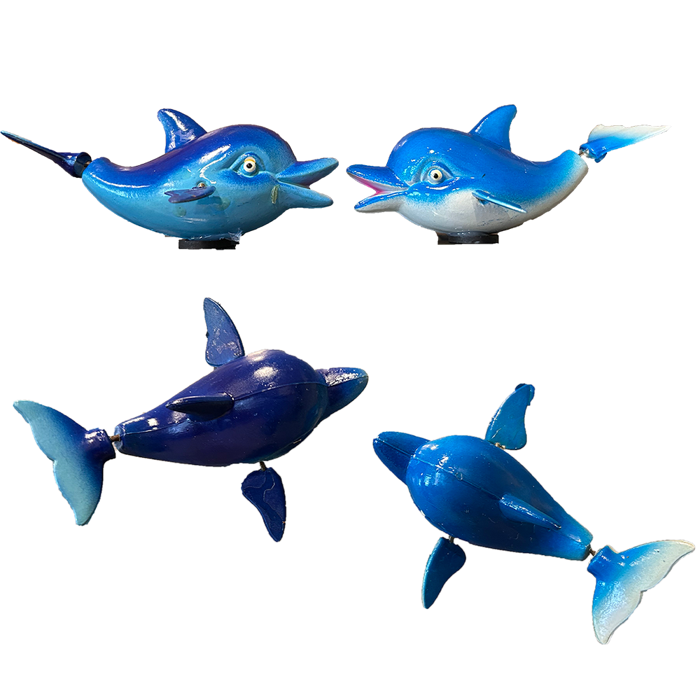 Dolphin Ocean Animal Bobble Fridge Magnet Novelty, Assorted