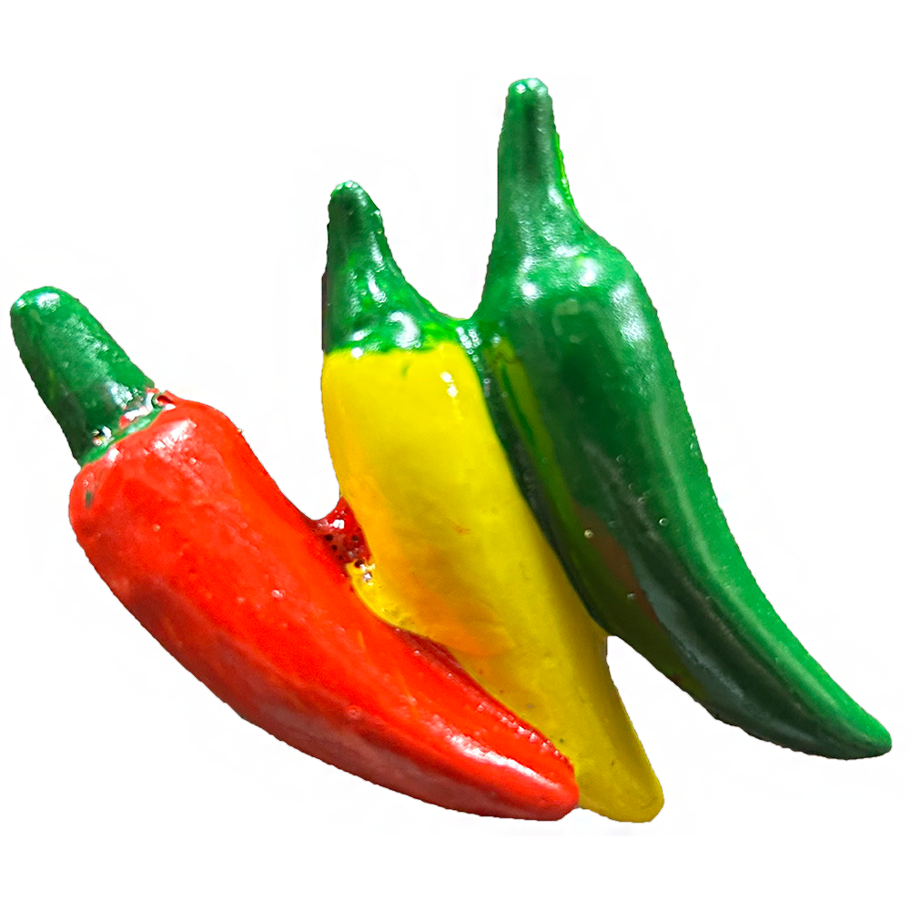 Chile Peppers Spicy Fridge Magnets