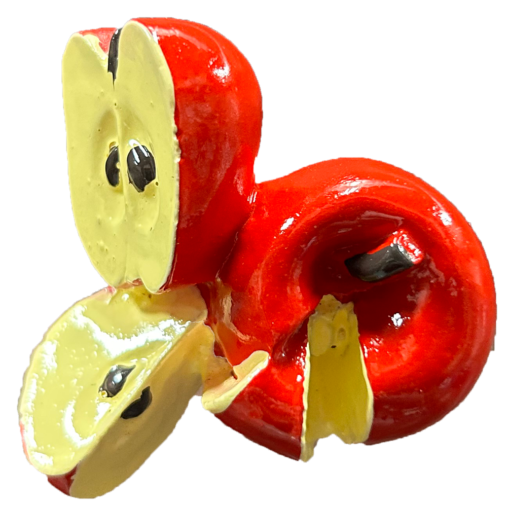 3D Sliced Apples Fridge Magnet