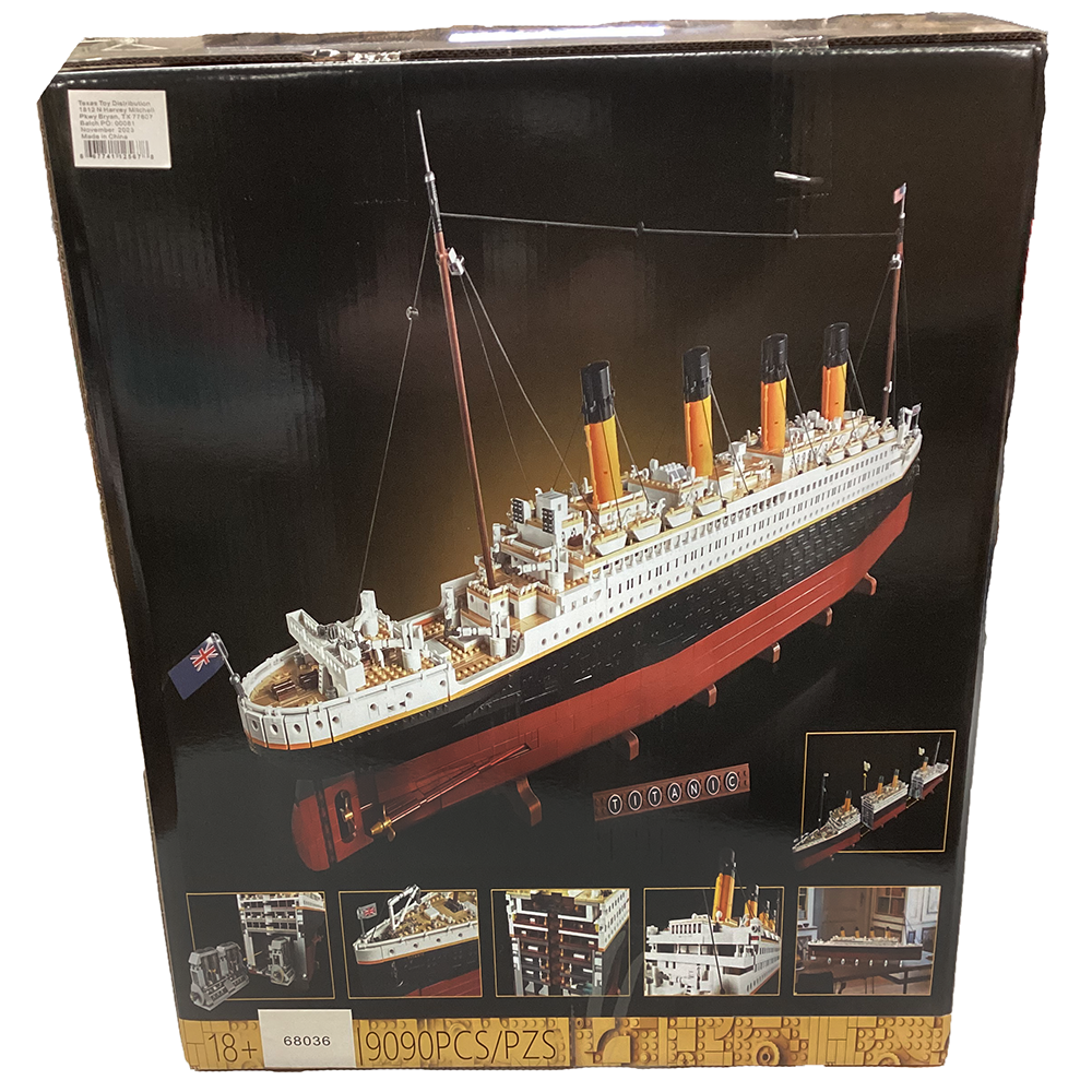 Titanic 9090 Piece Building Brick Ultimate Kit