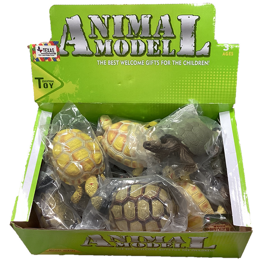 Tortoise Reptile Figurine Turtle Display Box of 12 Assorted