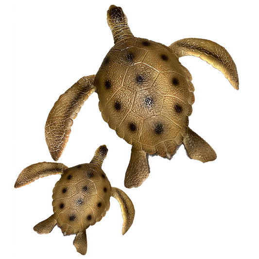 Green Sea Turtle Vinyl Figurine, Marine Animal Ocean Model