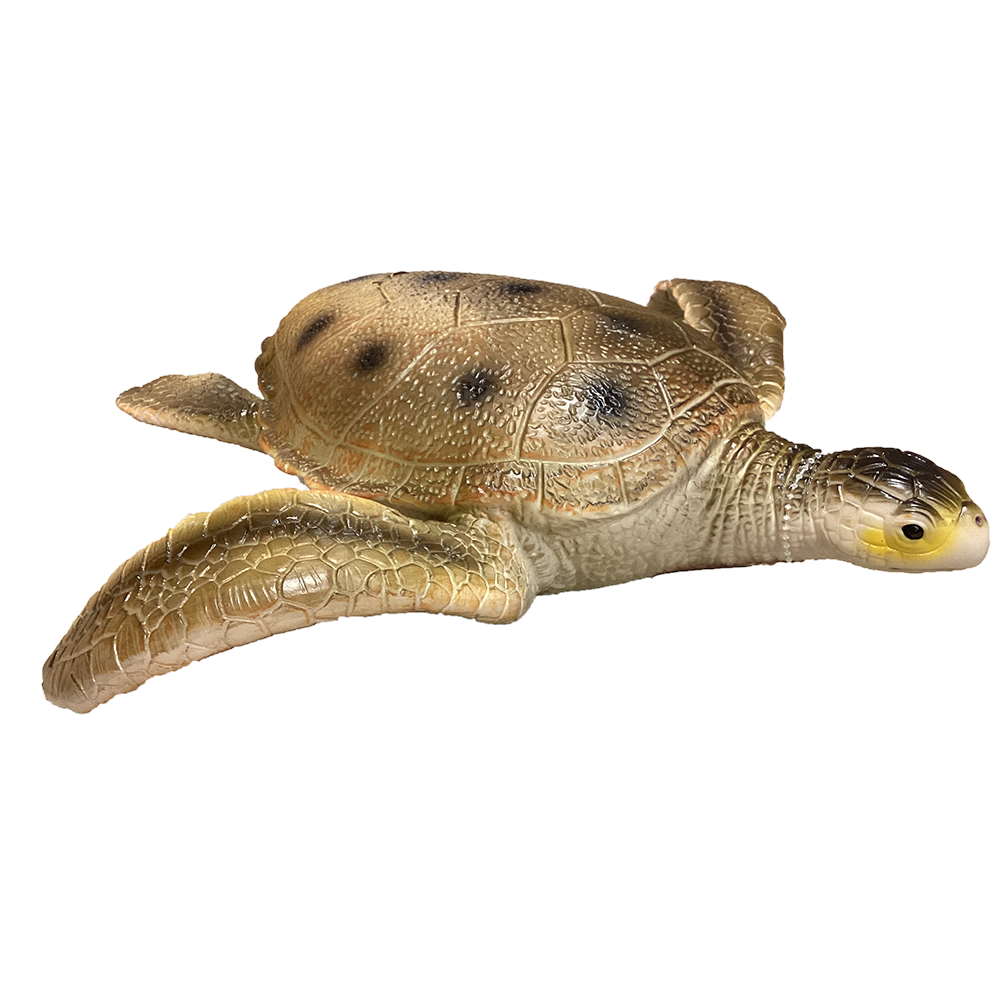 Green Sea Turtle Vinyl Figurine, Marine Animal Ocean Model