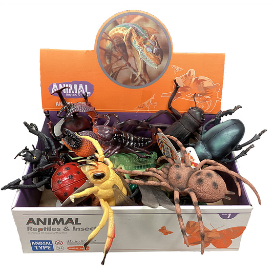 Insect 8" Figurine Display Set, x12 Bug Figurines