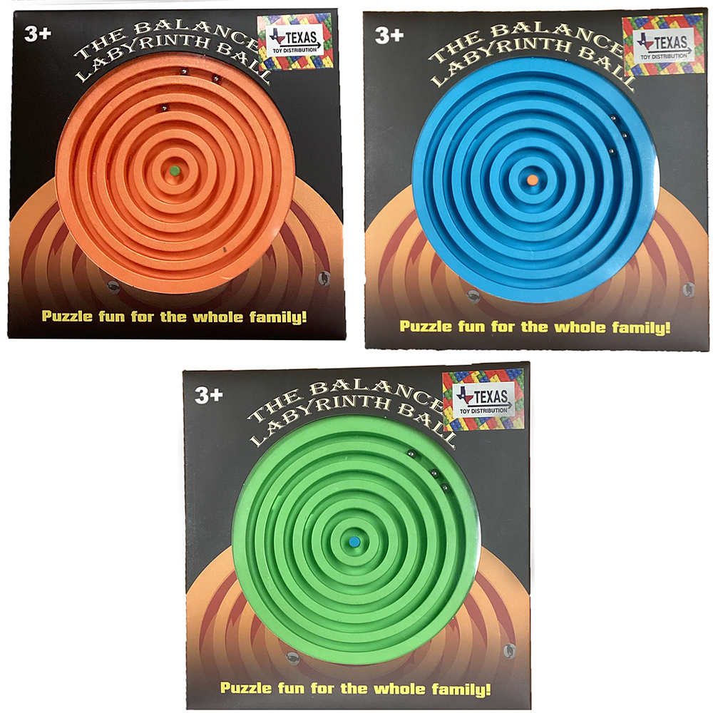 Semi-Circular Balance Maze, Assortment of 3 Colors