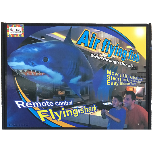 Remote Control Inflatable Flying Shark Balloon Toy Air Swimmer