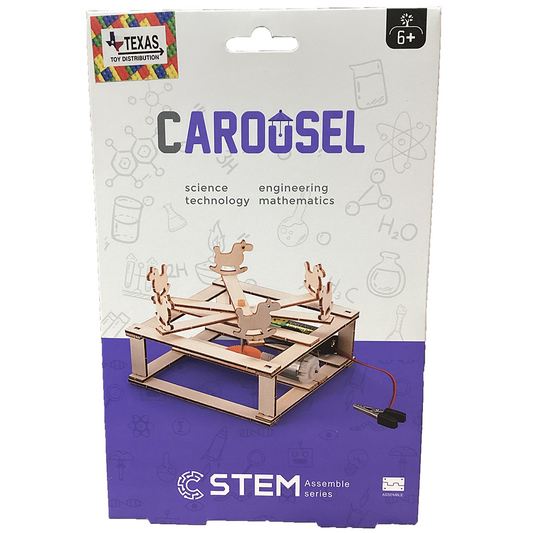 Carousel DIY STEM Construction Kit, Educational Toy