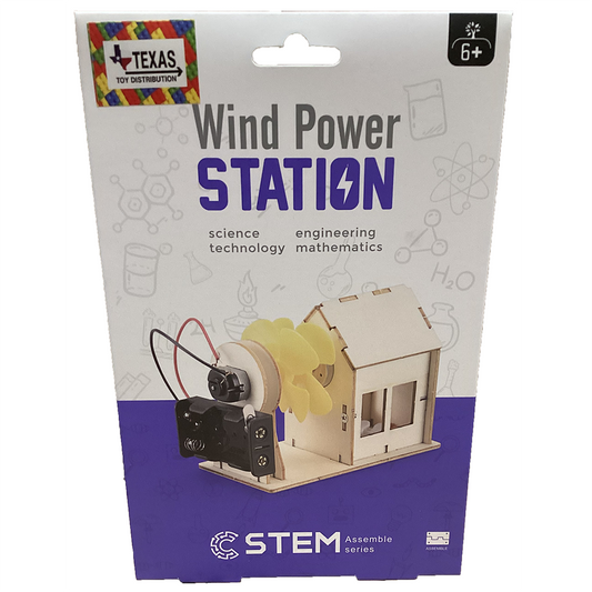 Wind Power Station STEM Construction Kit, Educational Toy