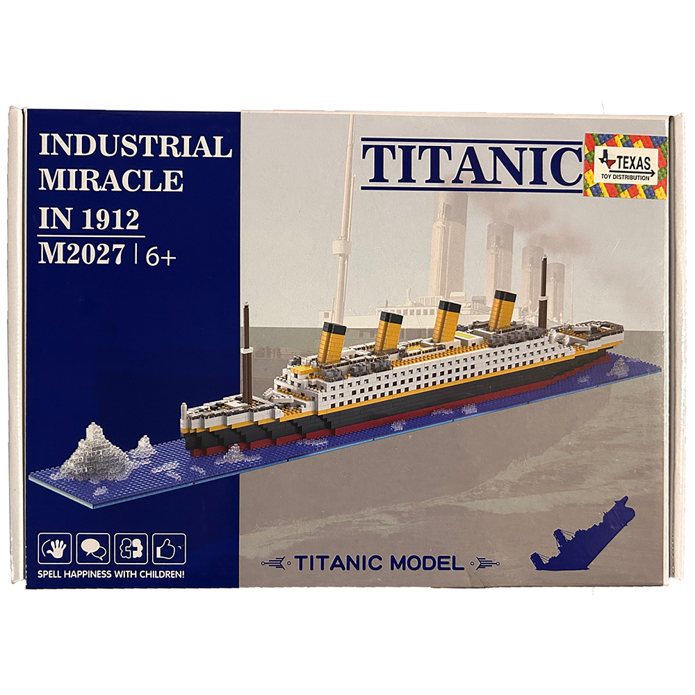 Titanic with Iceberg Micro Brick Building Set (1878 pcs)