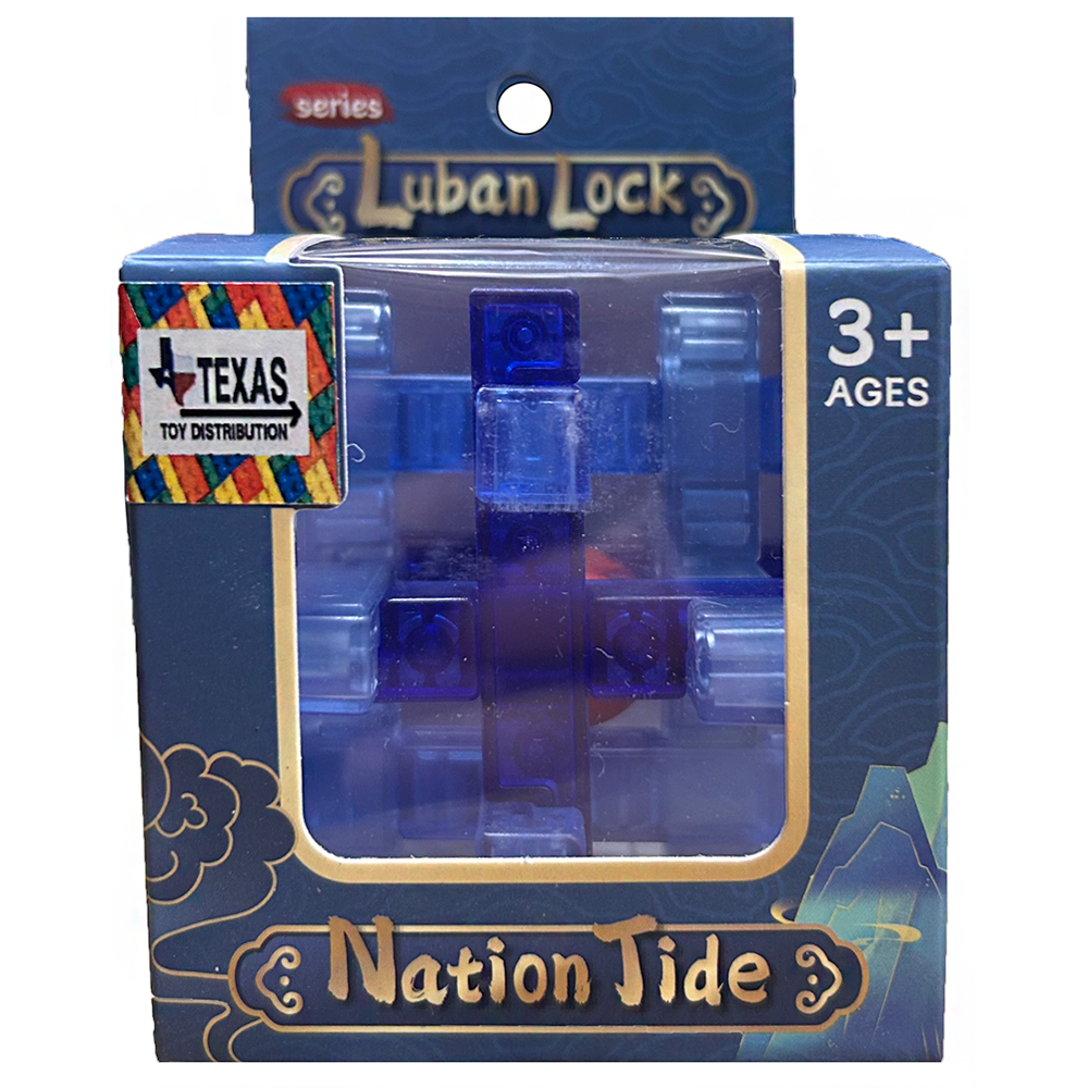 Colorful Lock Brain Teaser Puzzles in Peggable Window Boxes
