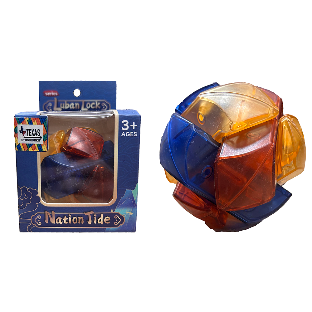 Colorful Lock Brain Teaser Puzzles in Peggable Window Boxes