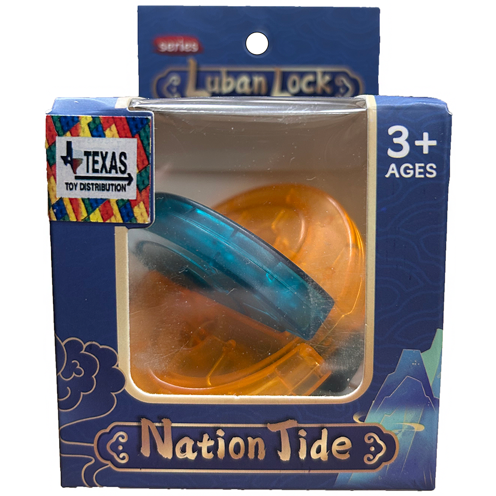 Colorful Lock Brain Teaser Puzzles in Peggable Window Boxes