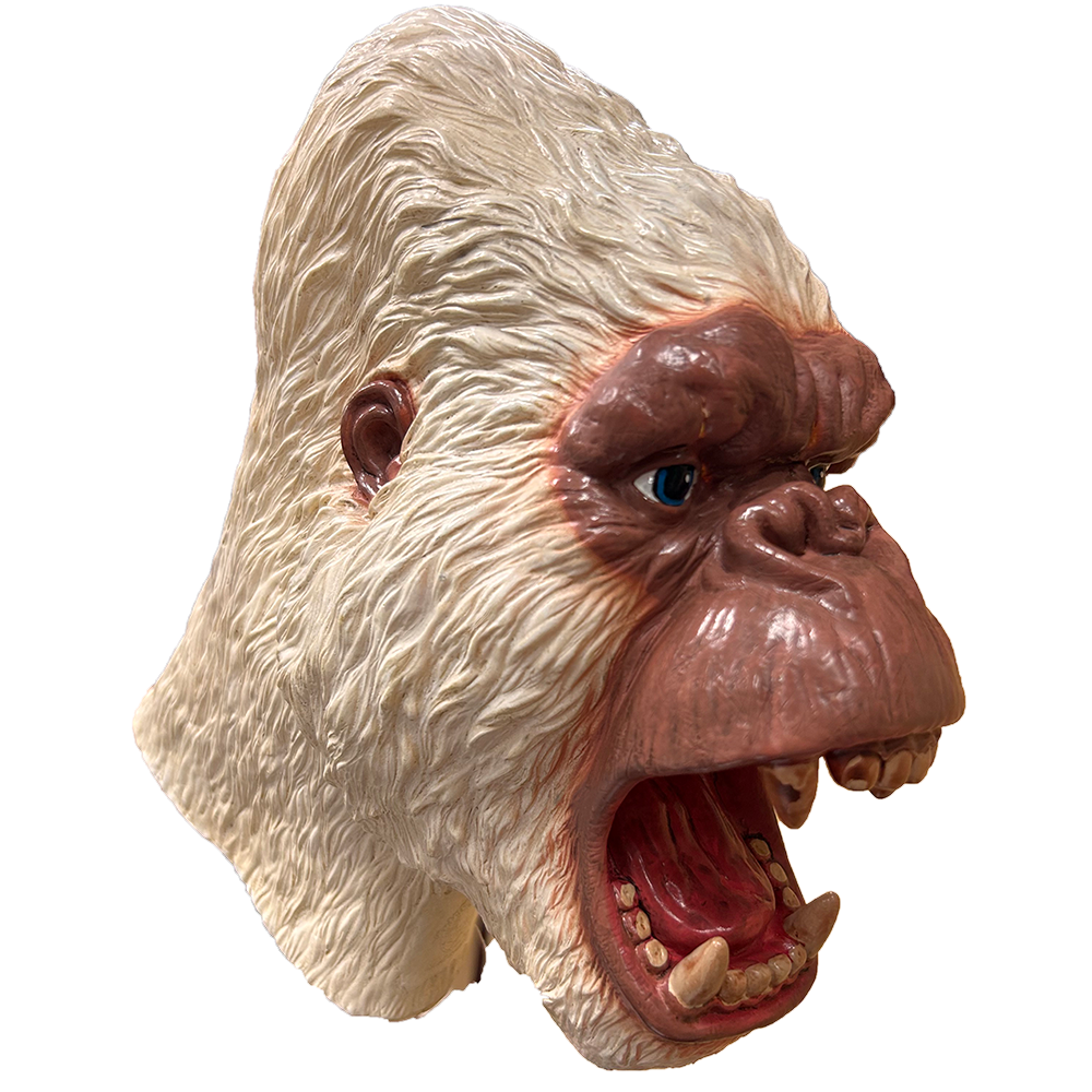 Yeti Head Rubber Hand Puppet with Sound