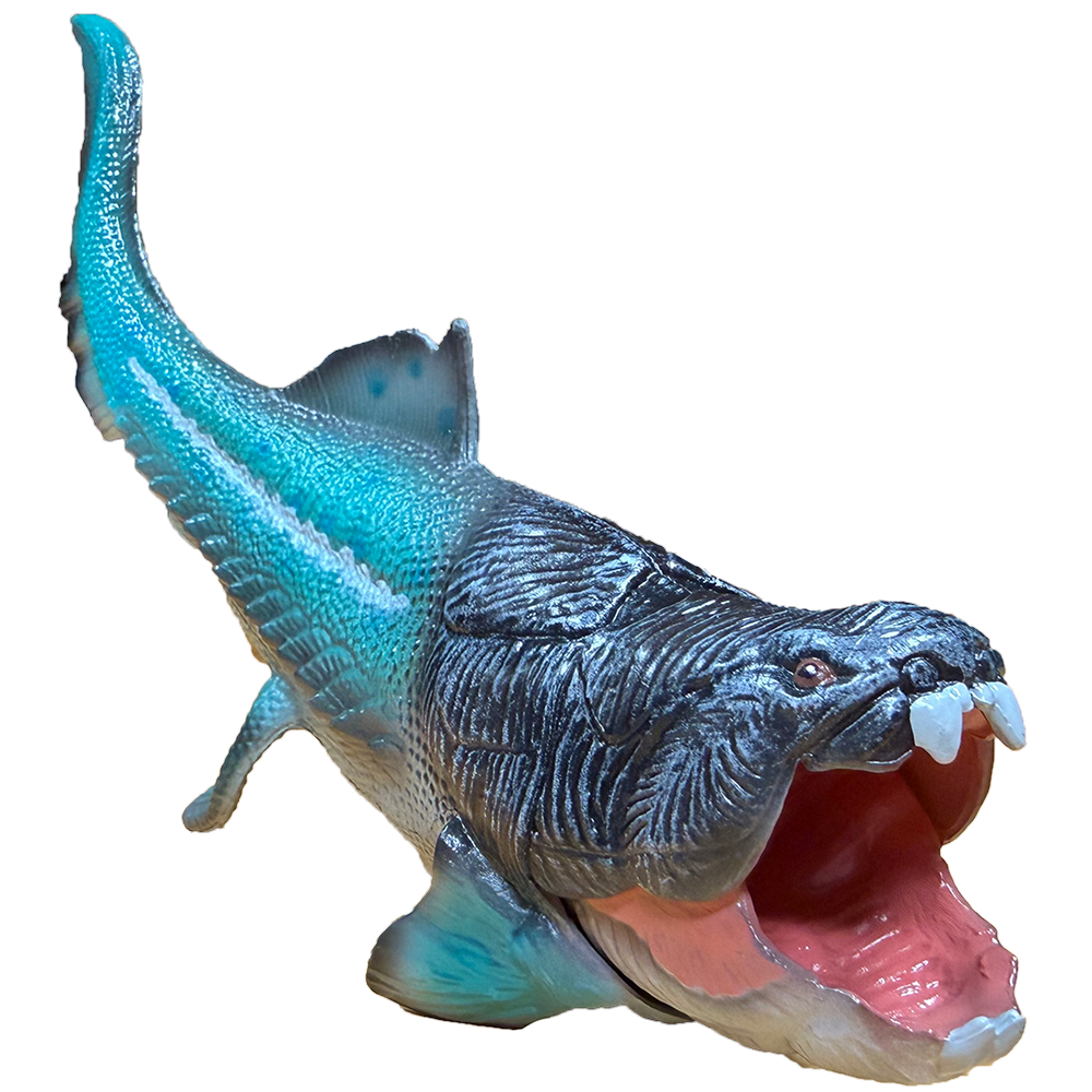 Deng's Fish Painted Dunkleosteus Prehistoric Ocean Predator Figure