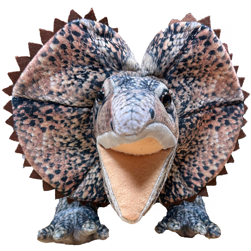 Frilled Lizard Reptile Plush 23.5" Stuffed Animal
