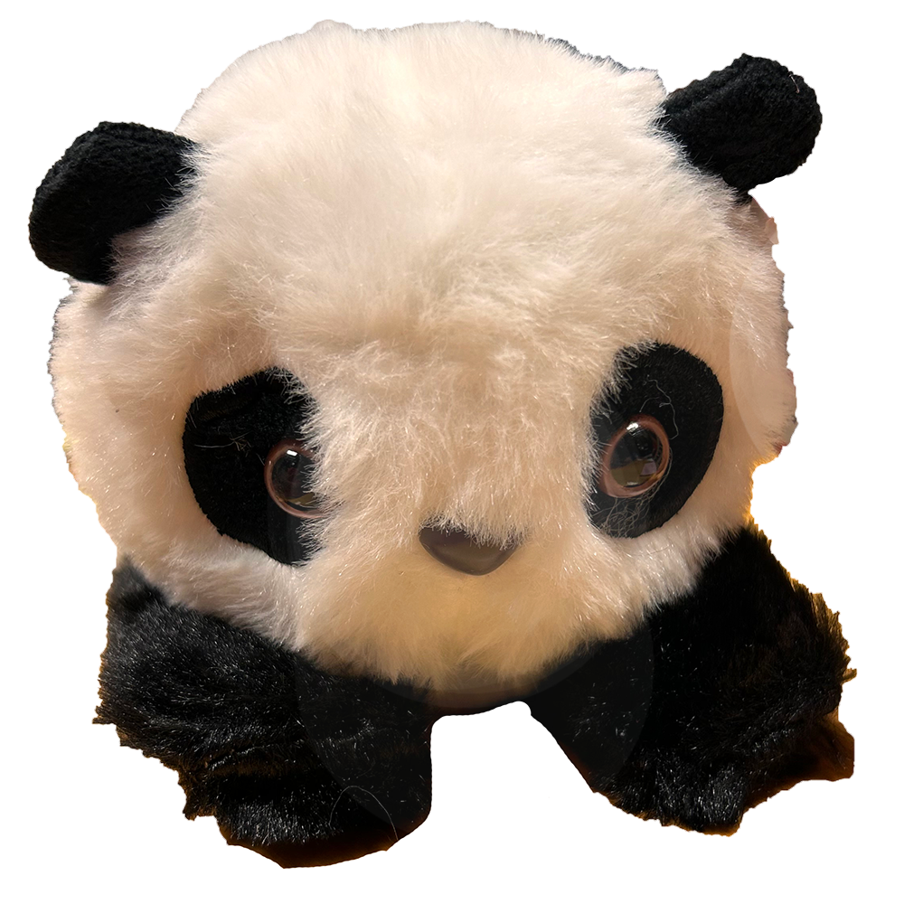 Panda Plush Stuffed Animal with Two Wrist Bracelets