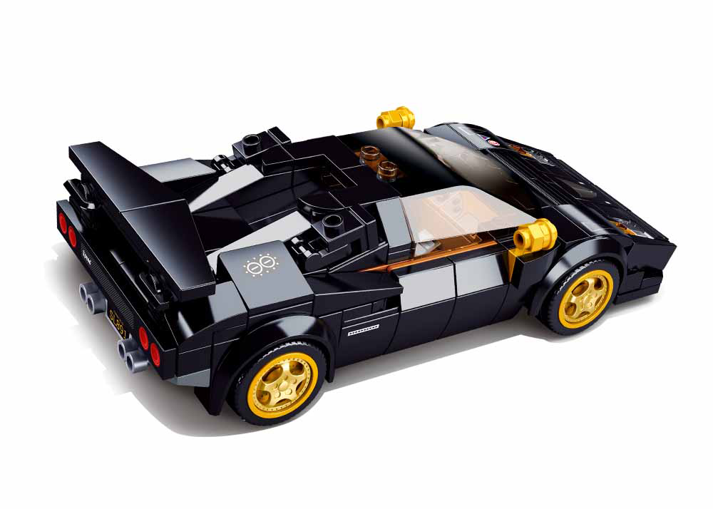 Model Bricks Sports Car Building Brick Kit (254 pcs)