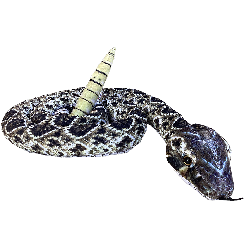 Diamondback Rattlesnake Plush Snake Stuffed Animal