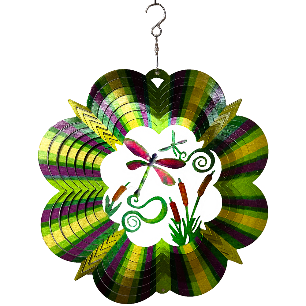 Artistic Stainless Steel Insects Wind Spinner