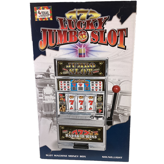 Lucky Jumbo Slot Machine, Piggy Bank Casino Collectible