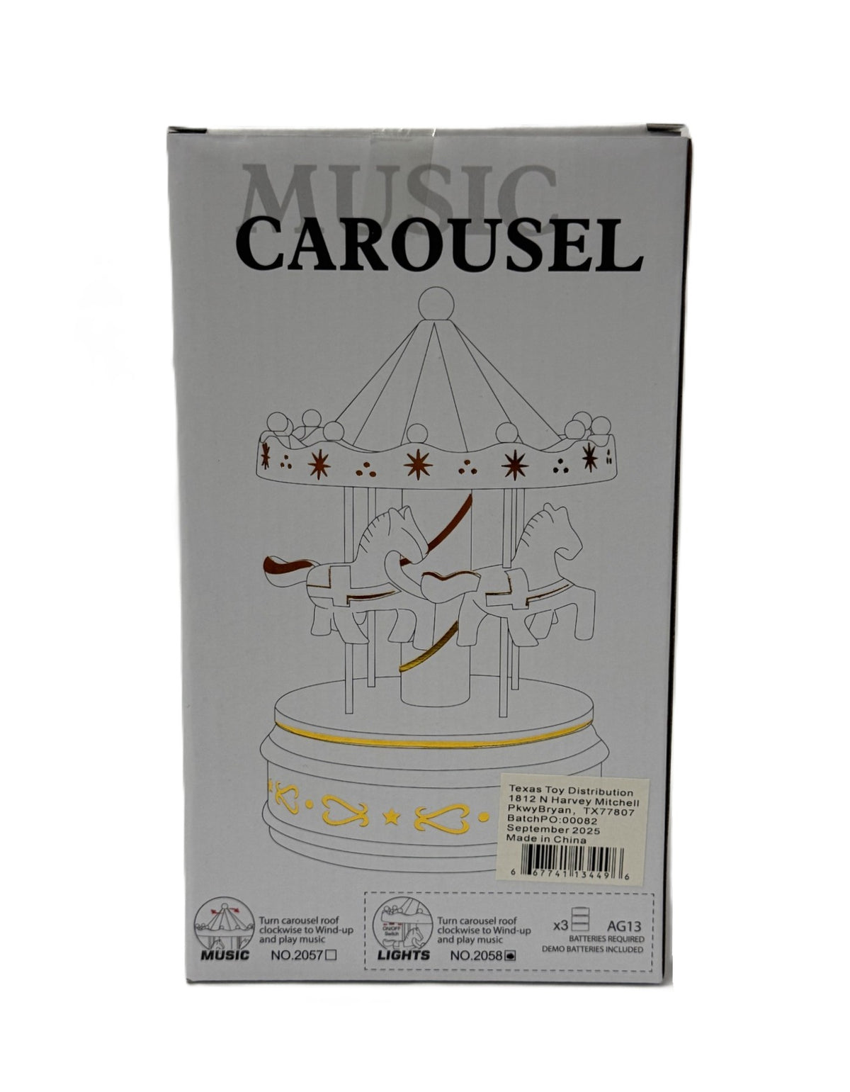 Musical Carousel with Lights and Sounds