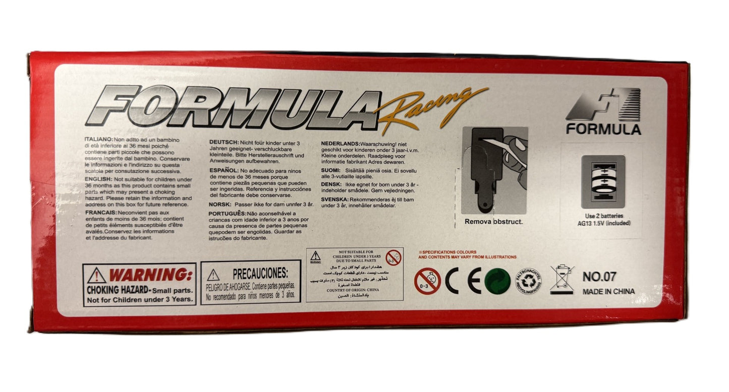 Formula 1 Race Car w/Lights and Sound