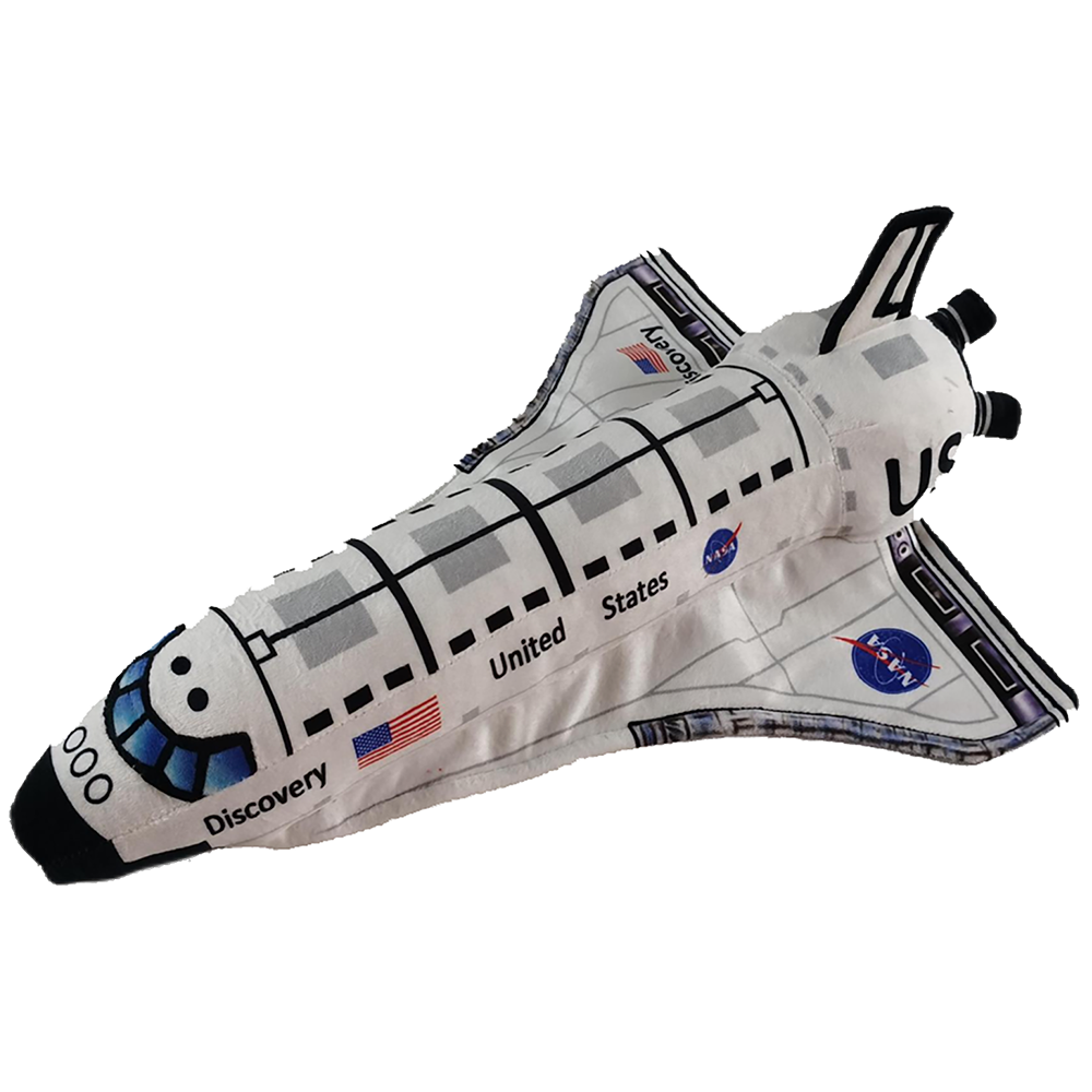Space Shuttle NASA Discovery Aeronautics Stuffed Plush Toy (20”)