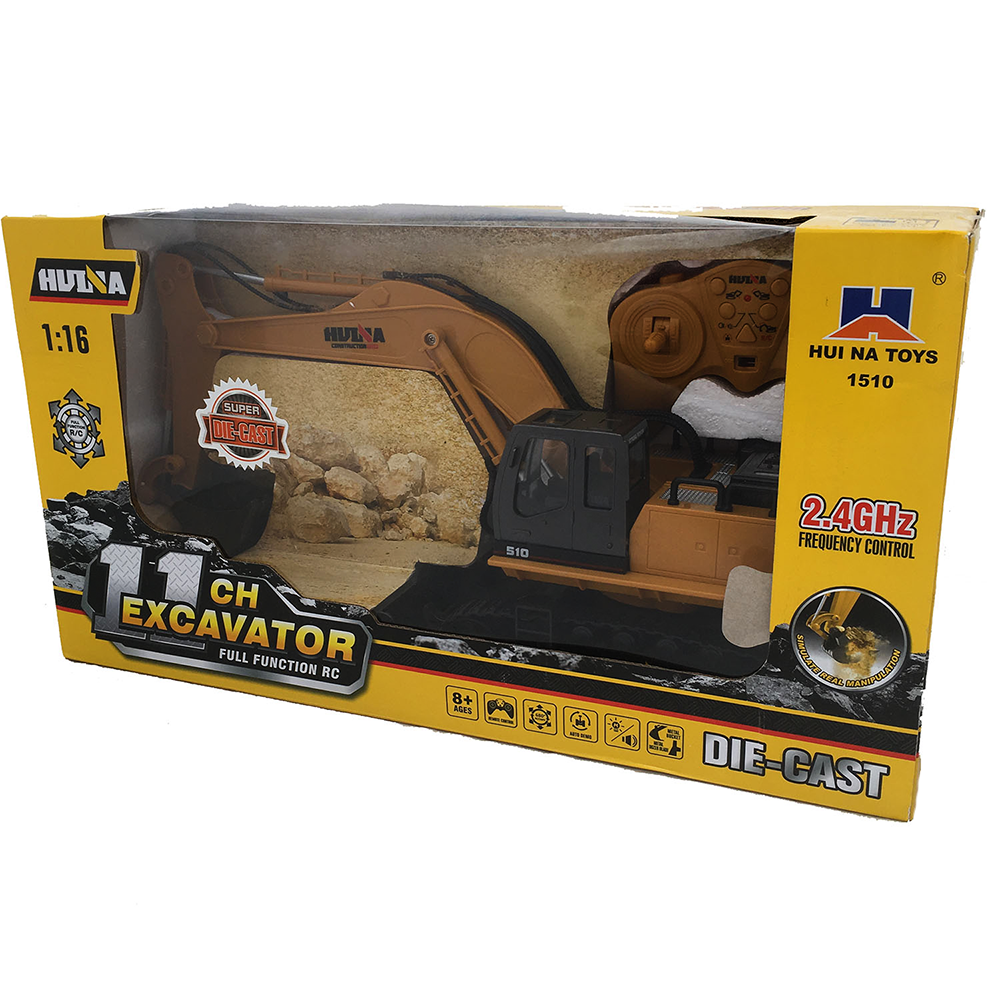 Excavator RC Construction Radio Control Model Toy (1:16 Scale)