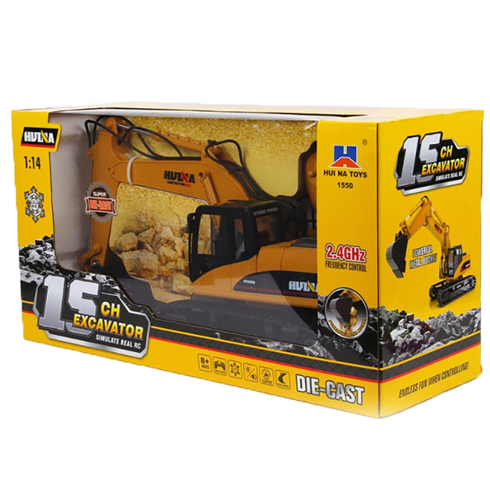 Excavator RC Radio Control Die Cast Model 1 14 Scale Texas Toy