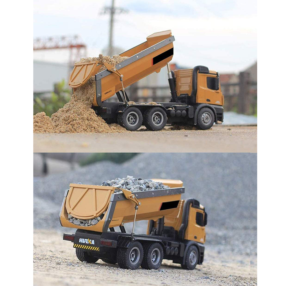 Dump Truck RC 10 Channel Construction Radio Control Model (1:14 Scale)