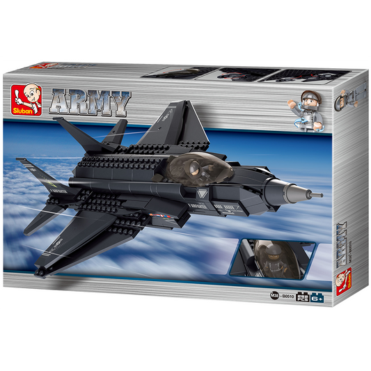 F35 "Lightning" Fighter Jet Building Brick Kit (252 Pcs)