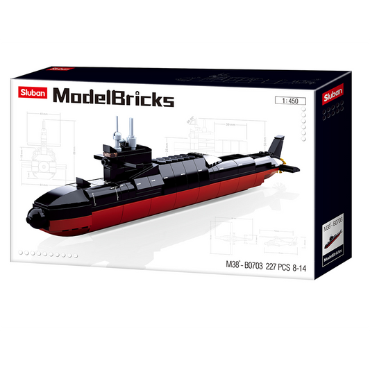 Model Bricks Strategic Submarine Building Bricks (269 Pcs)
