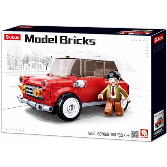 Mini Car Building Brick Kit (113 pcs)