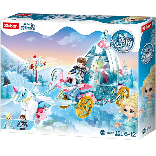 Fairy Tales of Winter Carriage Building Brick Set (191 pcs)