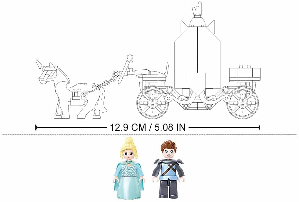 Fairy Tales of Winter Carriage Building Brick Set (191 pcs)