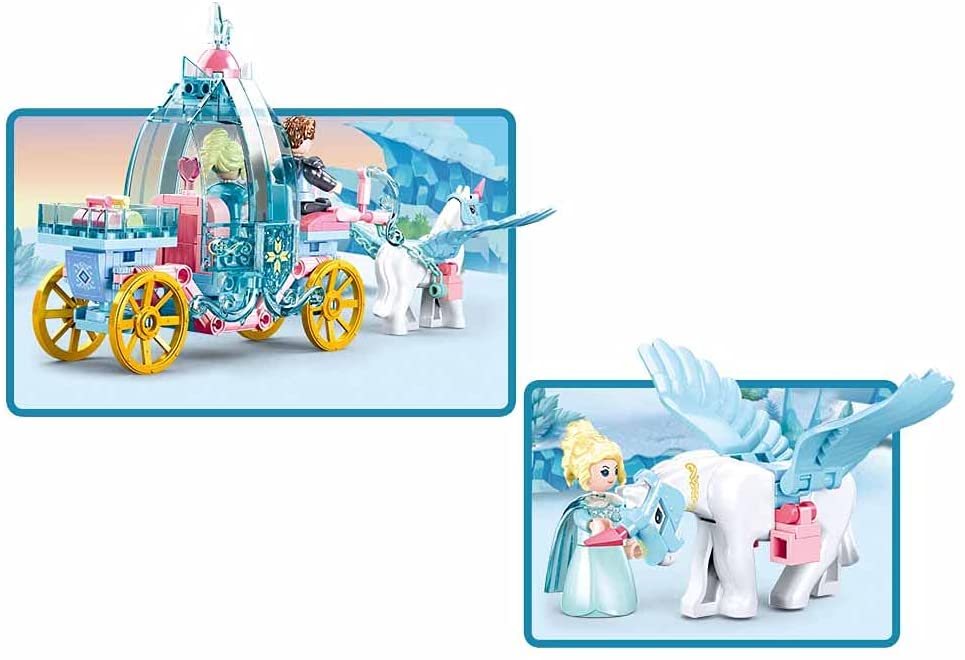 Fairy Tales of Winter Carriage Building Brick Set (191 pcs)