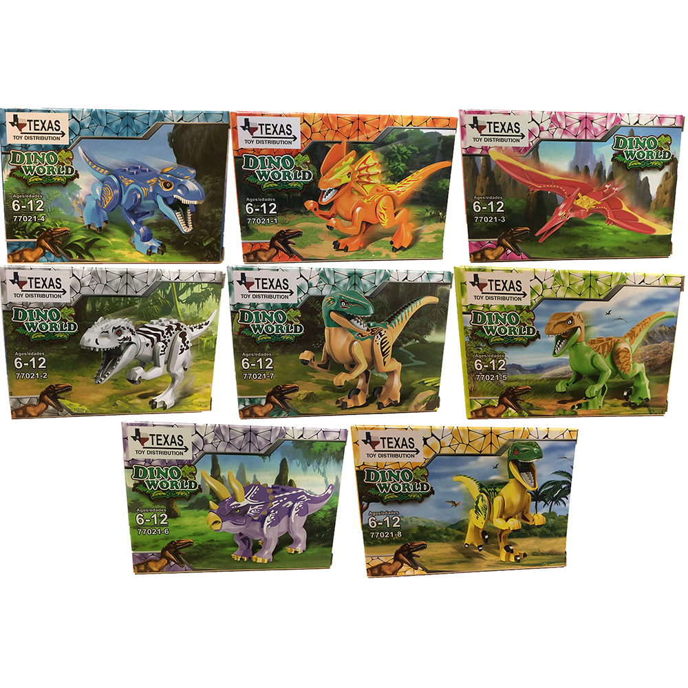 Dinosaur Brick Display Set