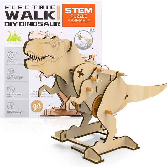 Tyrannosaurus DIY Electric Puzzle Assembly STEM Kit – 84 pcs