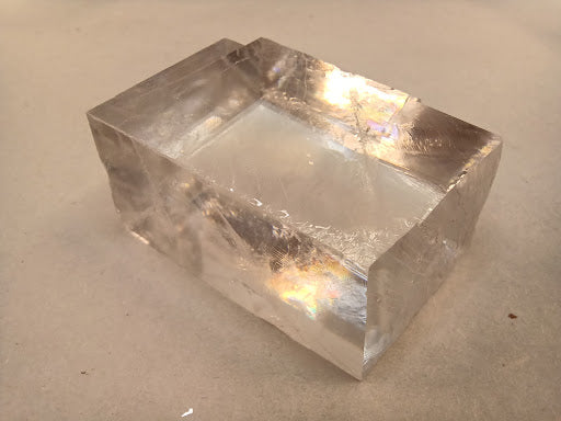 Double Refraction Calcite - DinosOnly.com