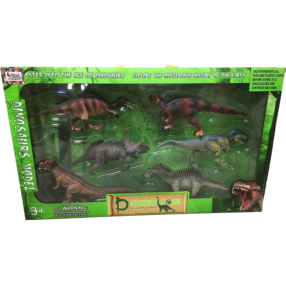 Box of best sale dinosaur toys