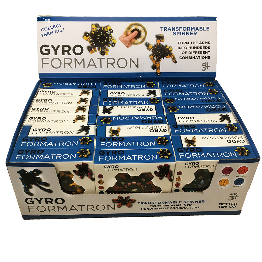 Gyro Formatron Fidget Spinners with Adjustable Arms