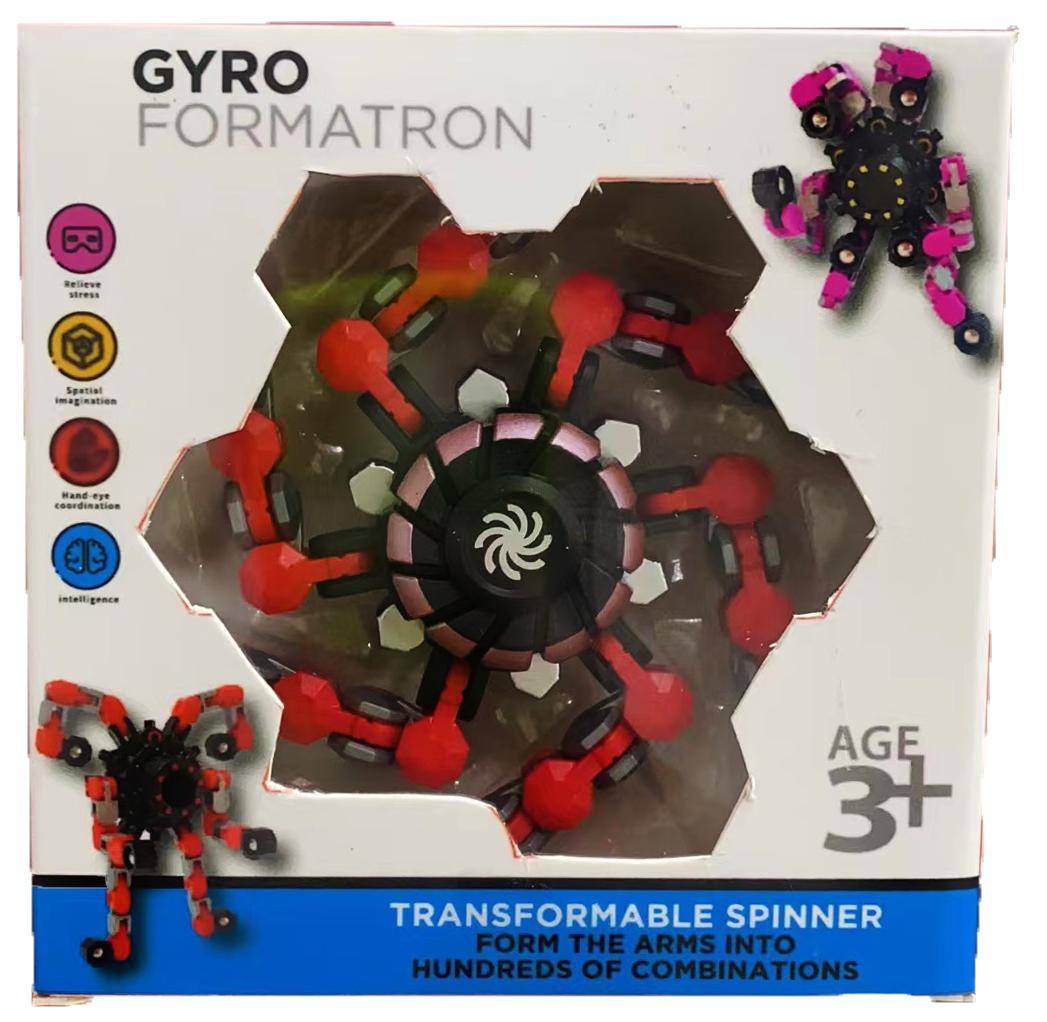 Gyro Formatron Fidget Spinners with Adjustable Arms