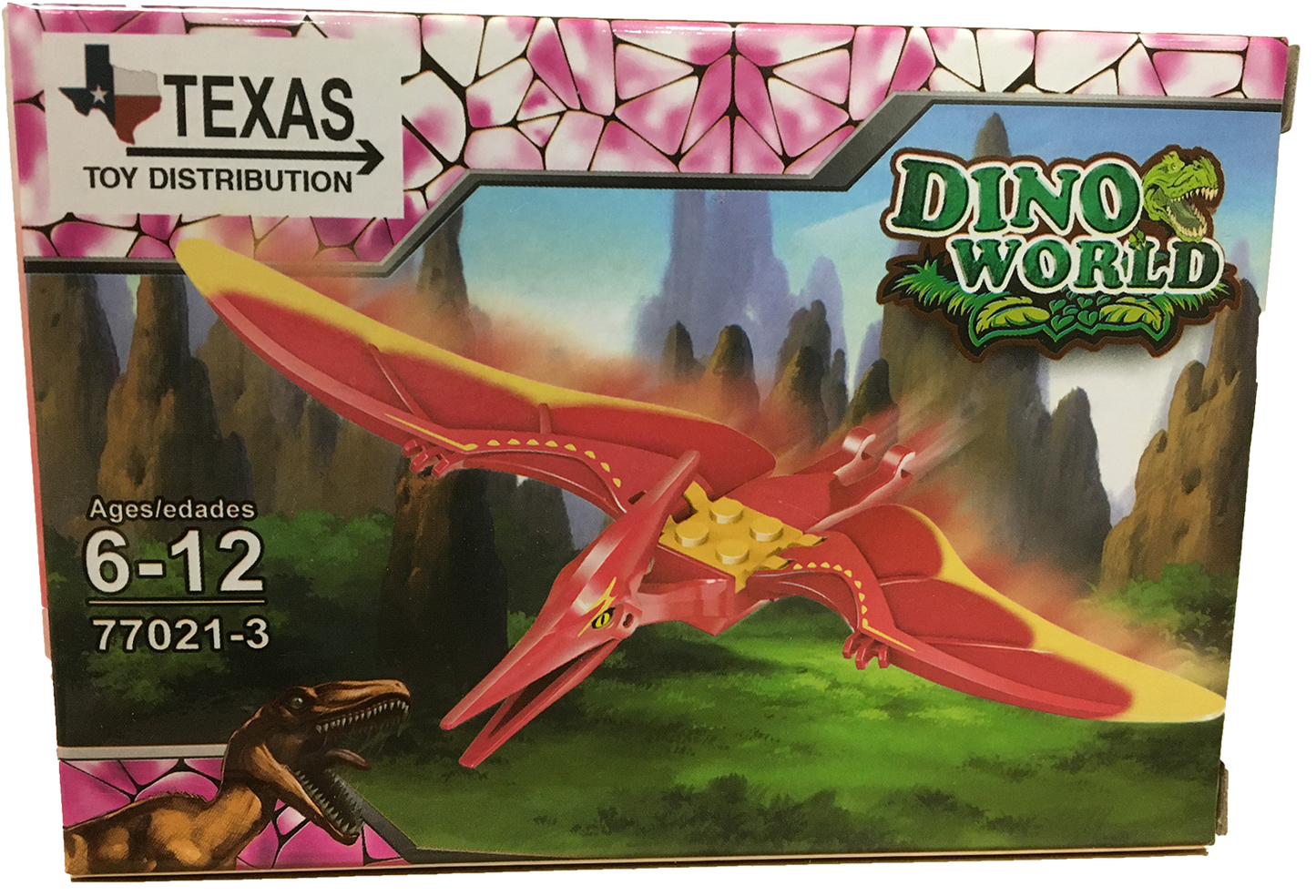 Dinosaur Brick Display Set