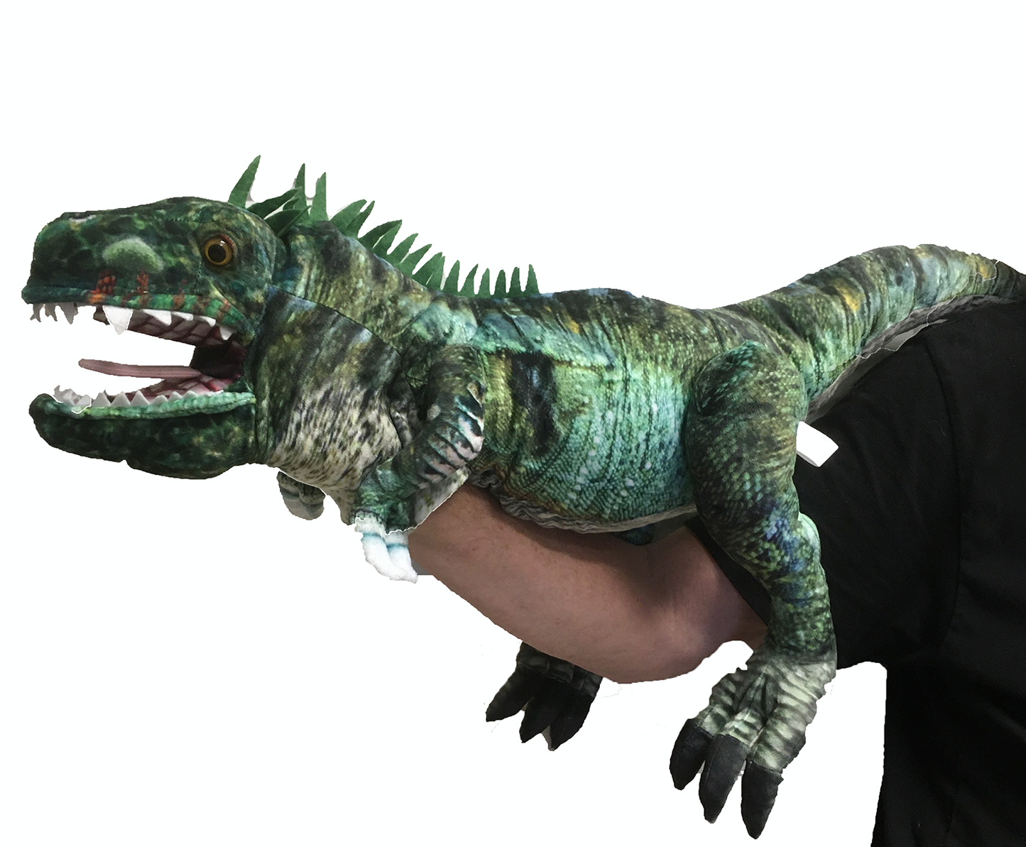 Dinosaur Hand Puppet 35" Plush Stuffed Animal "Rizzo"