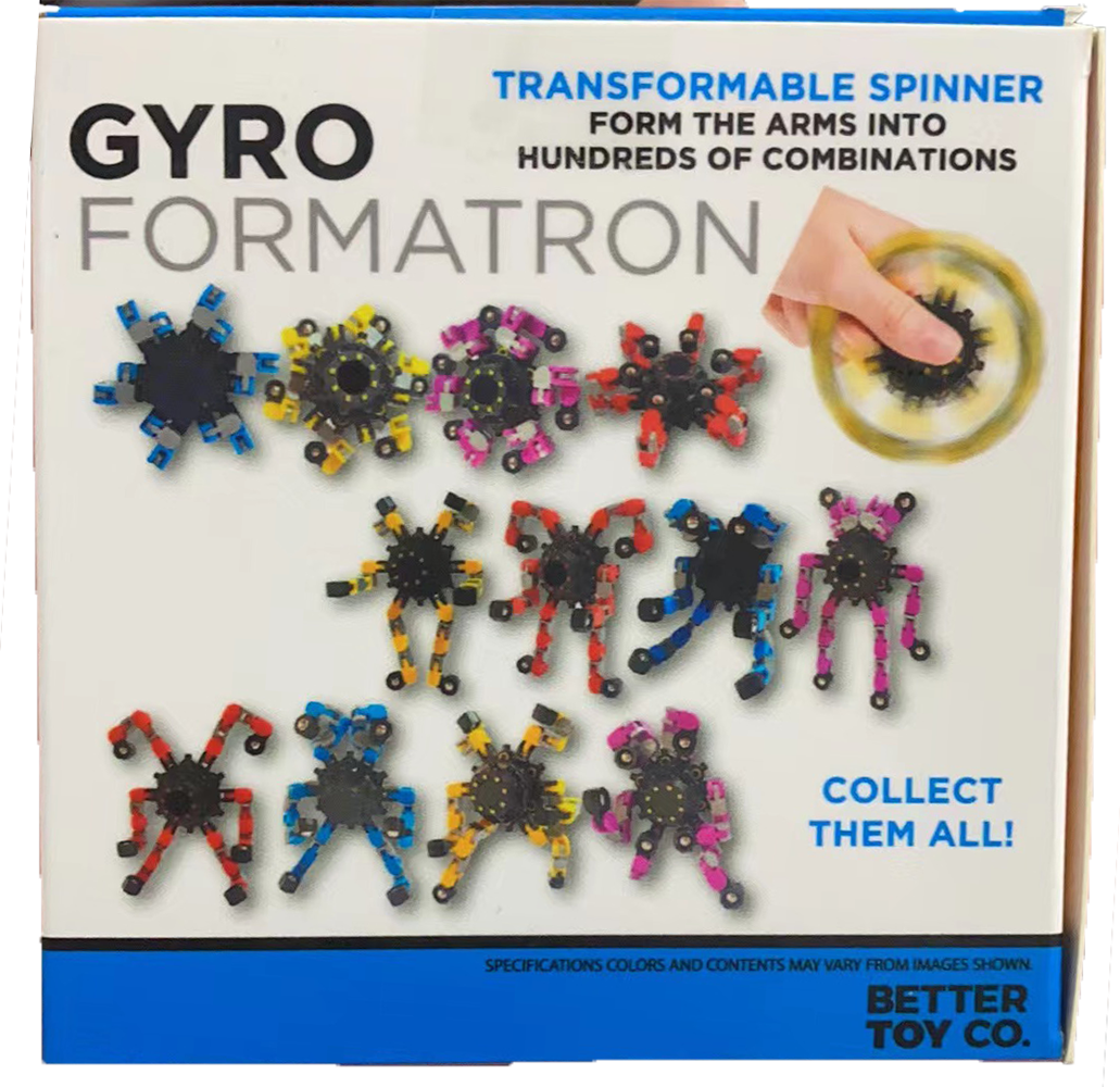 Gyro Formatron Fidget Spinners with Adjustable Arms